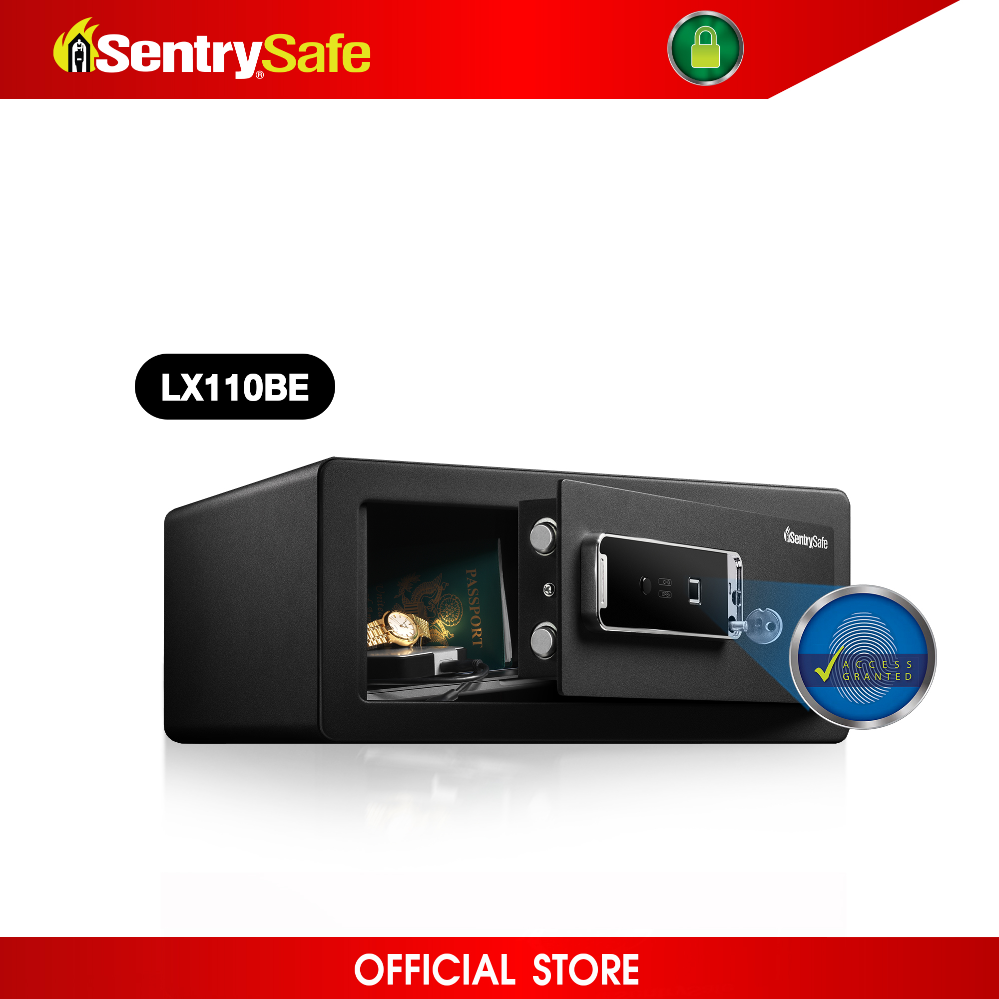LX110BE Biometric Security Safe