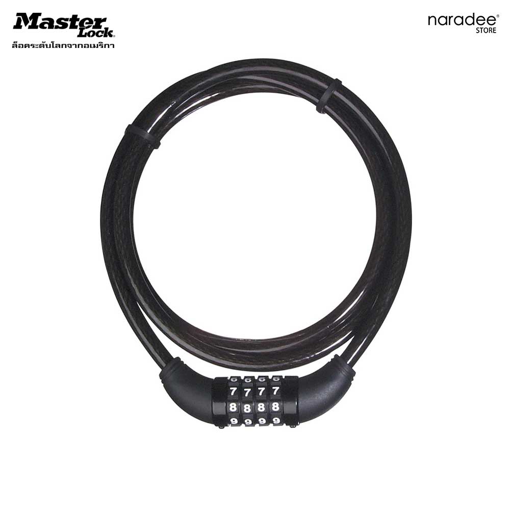 Master Lock 8119DPF - Resettable Combination Cable Lock