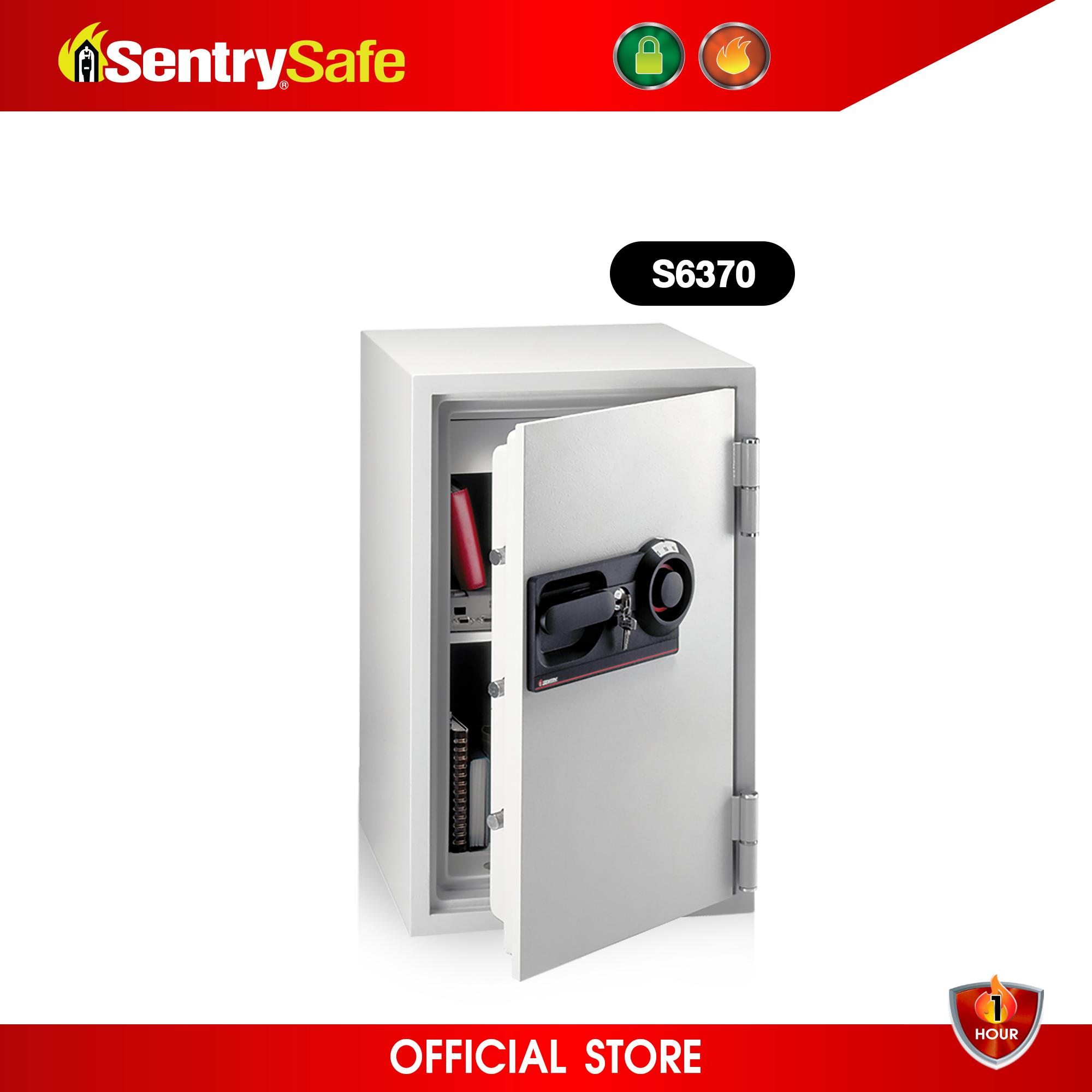 S6370 ตู้เซฟกันไฟสำหรับองค์กร ระบบรหัสหมุน