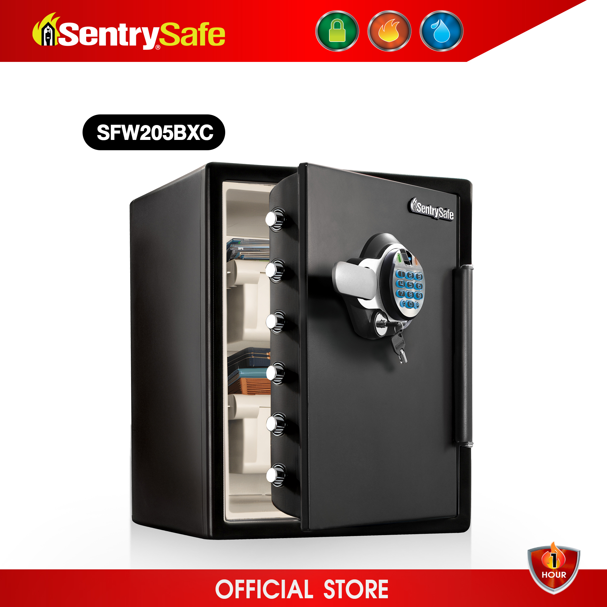 SFW205BXC Fire/Water Safe - Fingerprint