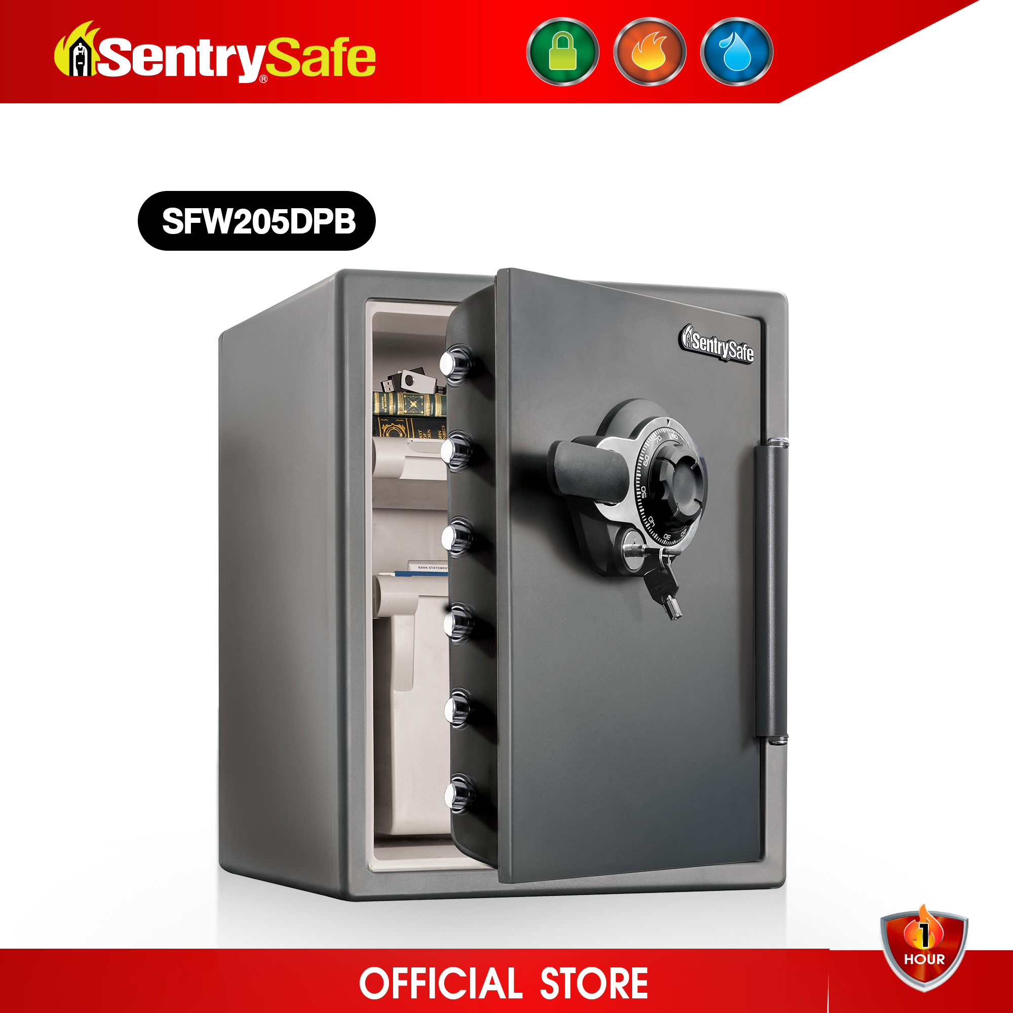 SFW205DPB Fire/Water Safe - Combination