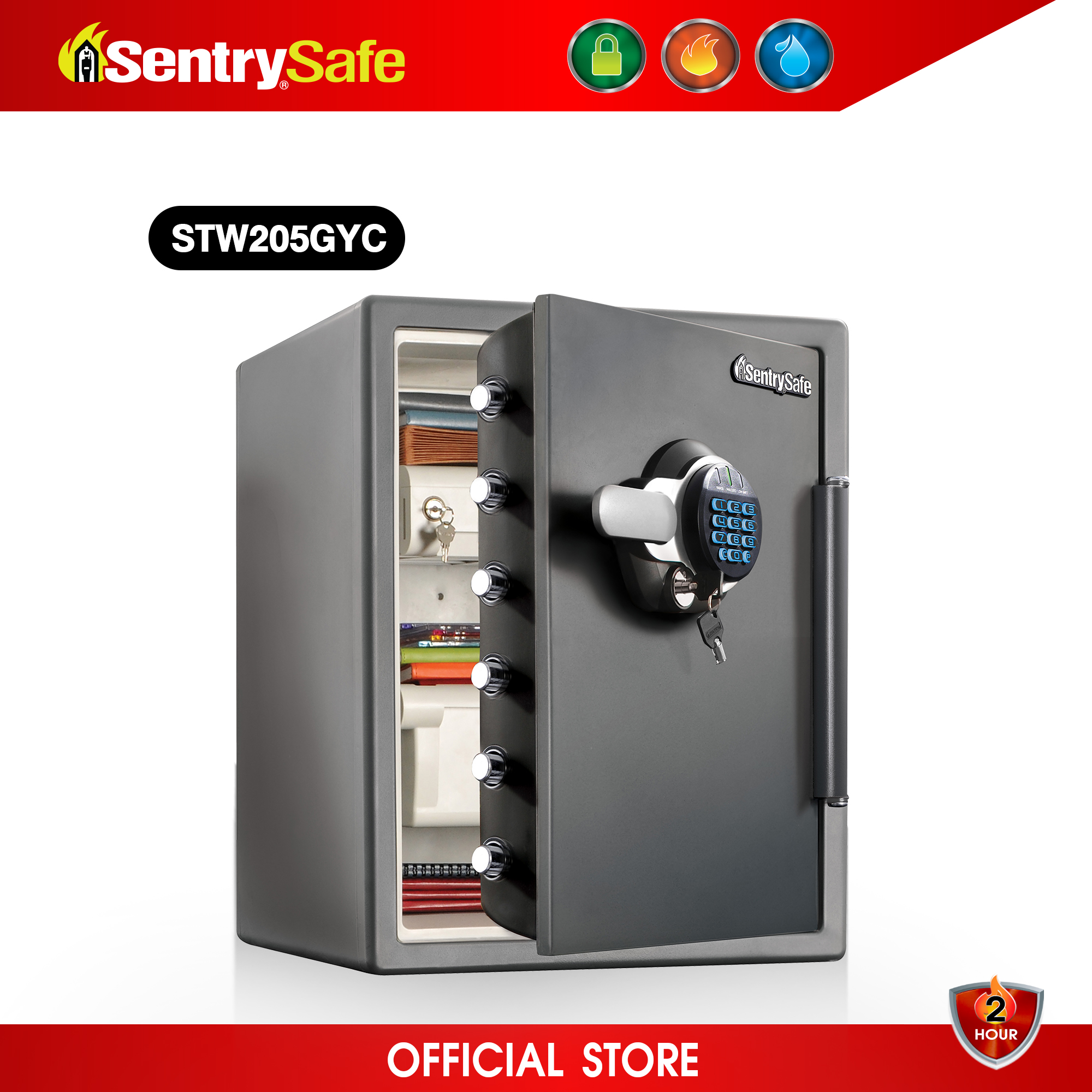STW205GYC Fire/Water Safe - Digital