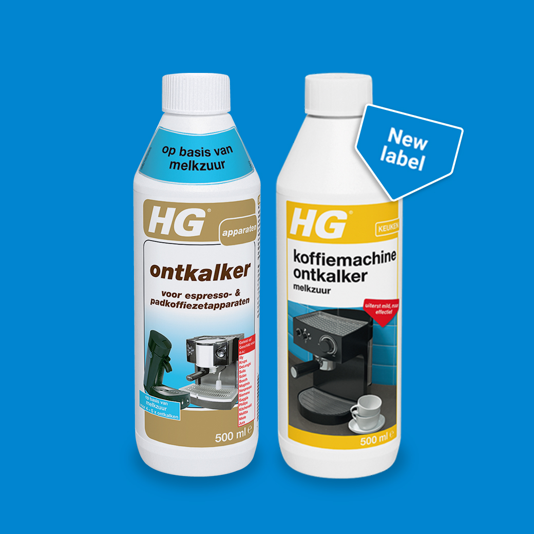 HG koffiemachine ontkalker mlksur (descaler for coffie machines - lactic acid) 500 ml
