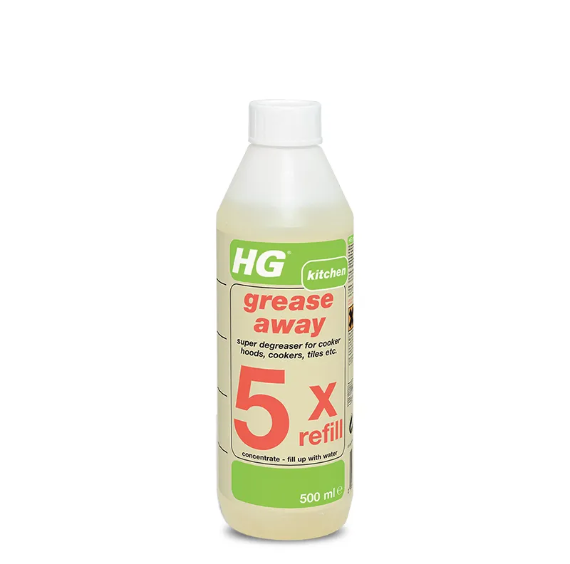 HG ขจัดคราบไขมัน (ชนิดเติม) ขนาด 500 มล. - กำจัดคราบมันและคราบน้ำมันจากการทำอาหารในห้องครัว