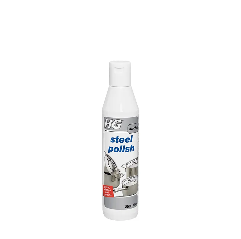 HG สตีล โพลิช ขนาด 250 มล. - น้ำยาทำความสะอาด ปกป้อง และเคลือบเงาสแตนเลส, ทองแดง, อลูมิเนียม, โครเมี่ยม 