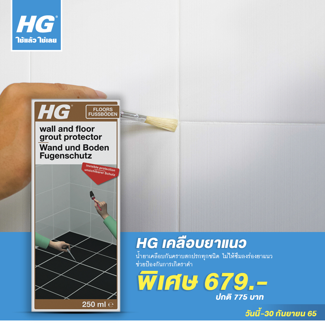 HG super protector for wall and floor grout 250 ml