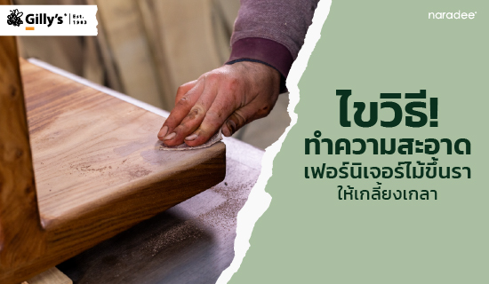 ไขวิธีทำความสะอาดเฟอร์นิเจอร์ไม้ขึ้นราให้เกลี้ยงเกลา