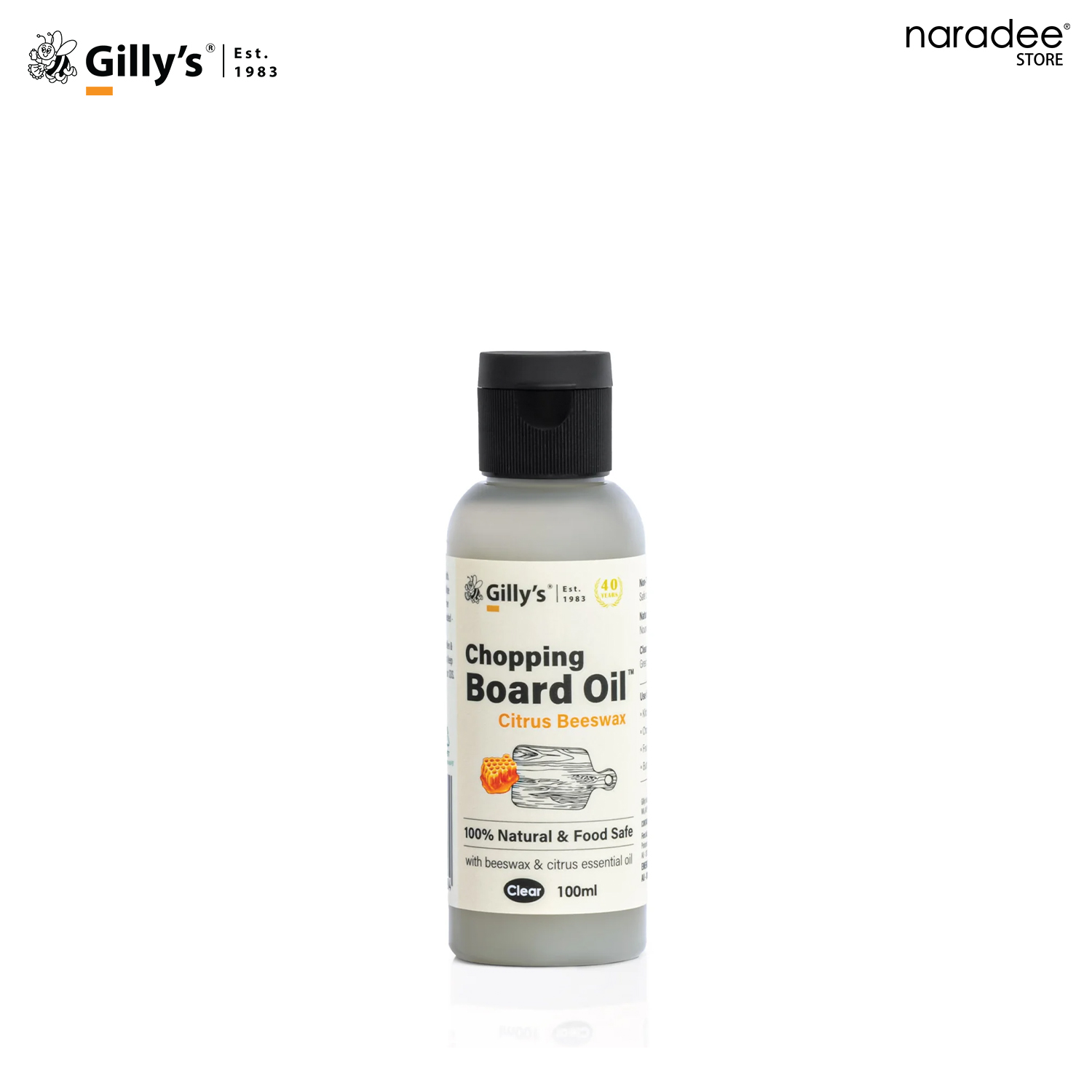 กิลลี่ส์ น้ำมันรักษาเขียงไม้ - สูตร Citrus & Beeswax