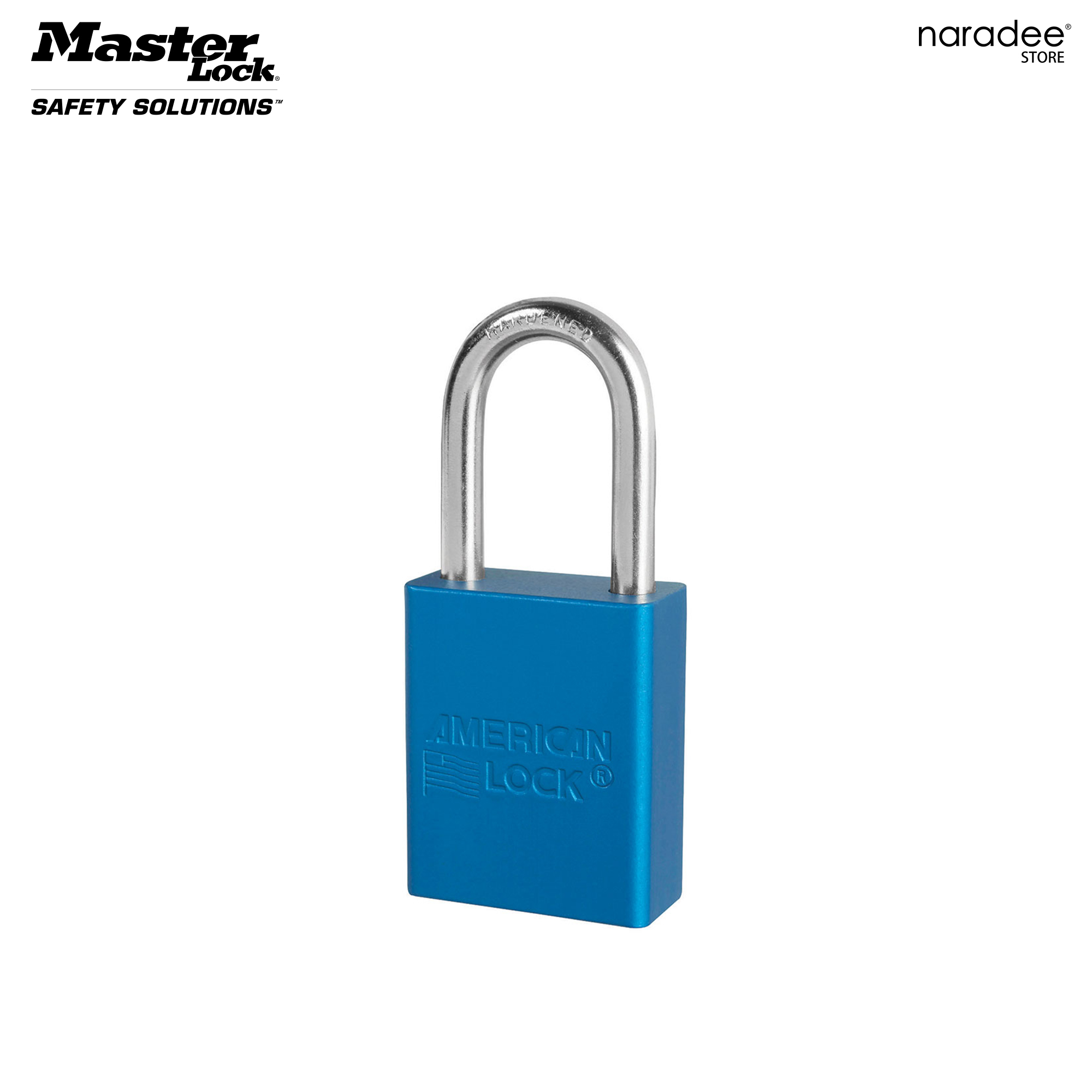 มาสเตอร์ล็อก S1106BLU - กุญแจเซฟตี้ อลูมิเนียม (Key Retaining)