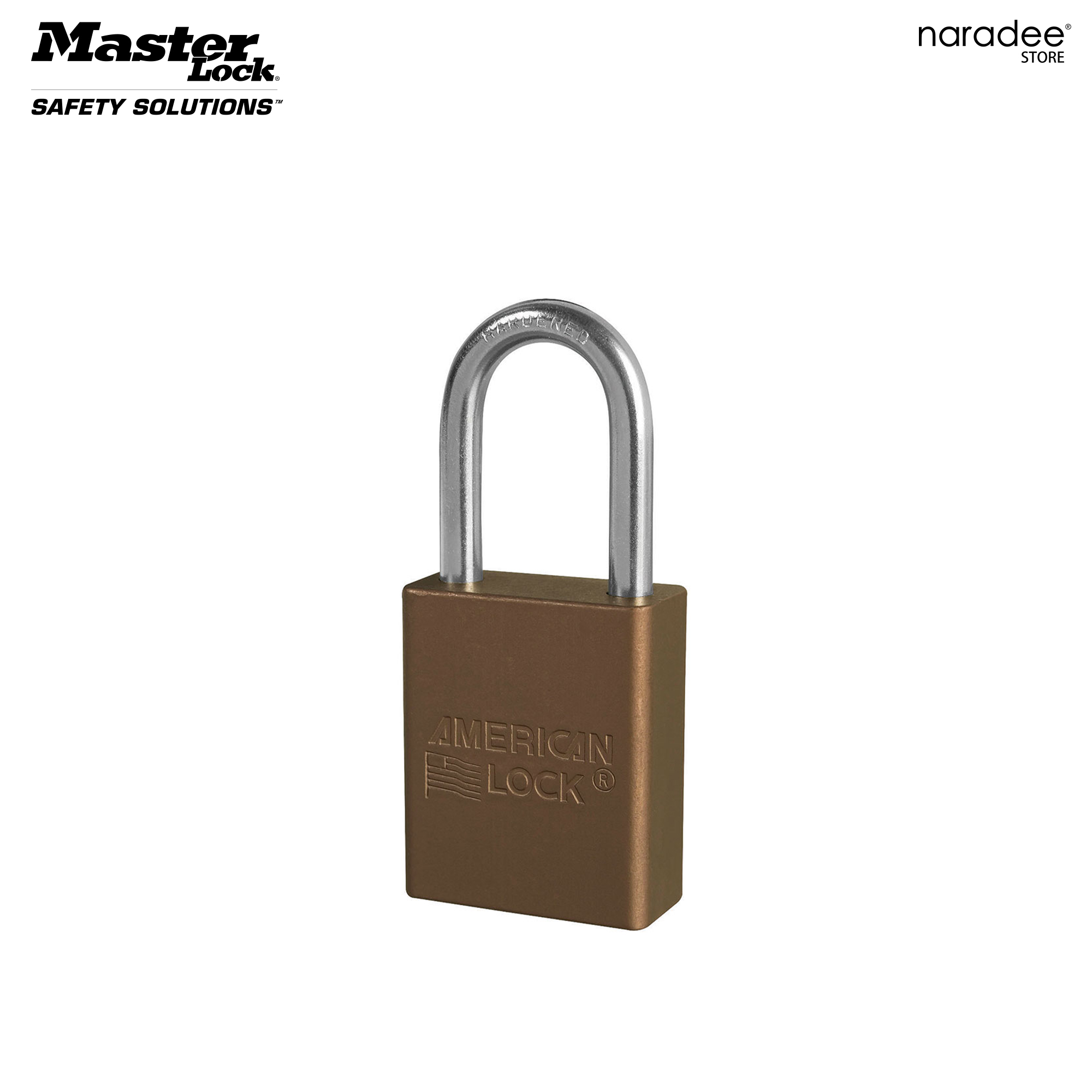 มาสเตอร์ล็อก S1106BRN - กุญแจเซฟตี้ อลูมิเนียม (Key Retaining)
