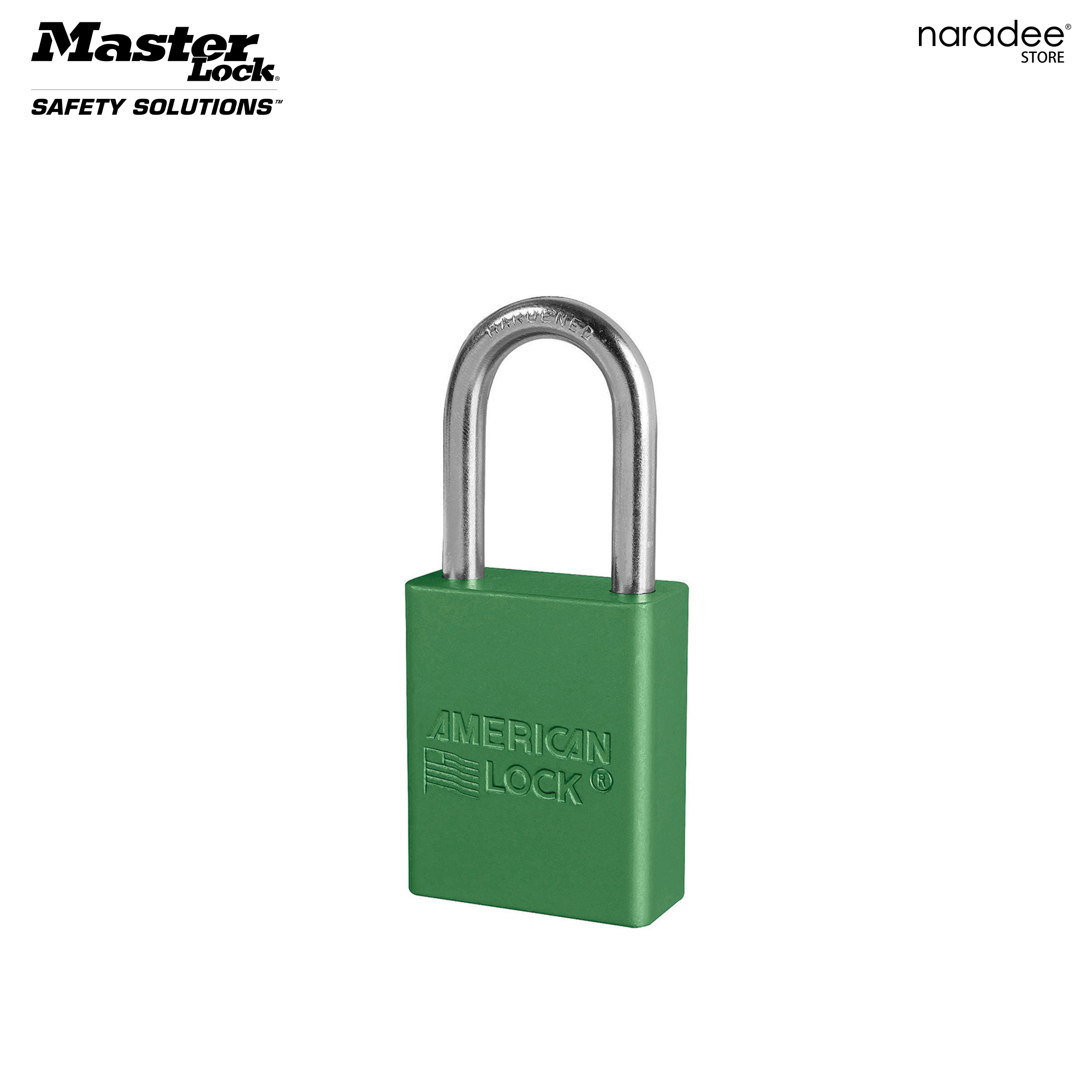 มาสเตอร์ล็อก S1106GRN - กุญแจเซฟตี้ อลูมิเนียม (Key Retaining)