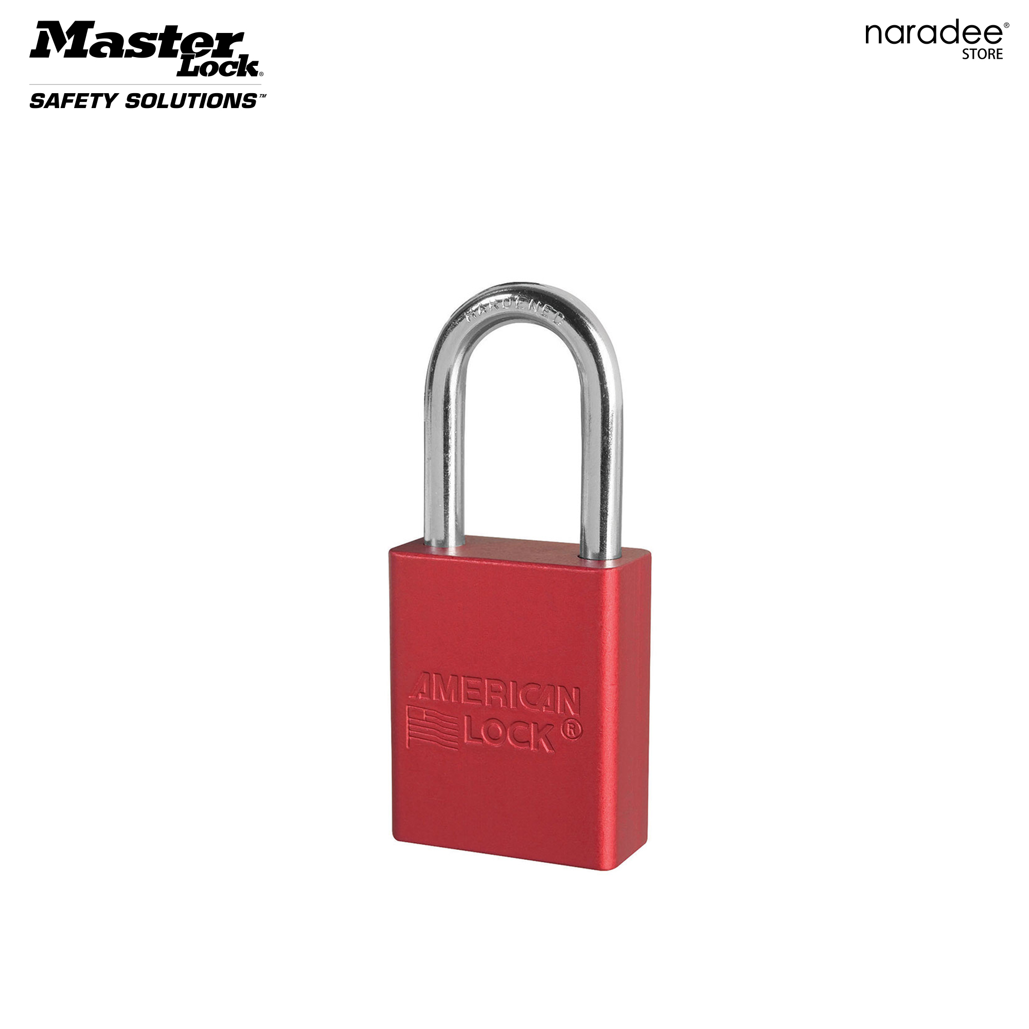 มาสเตอร์ล็อก S1106RED - กุญแจเซฟตี้ อลูมิเนียม (Key Retaining)