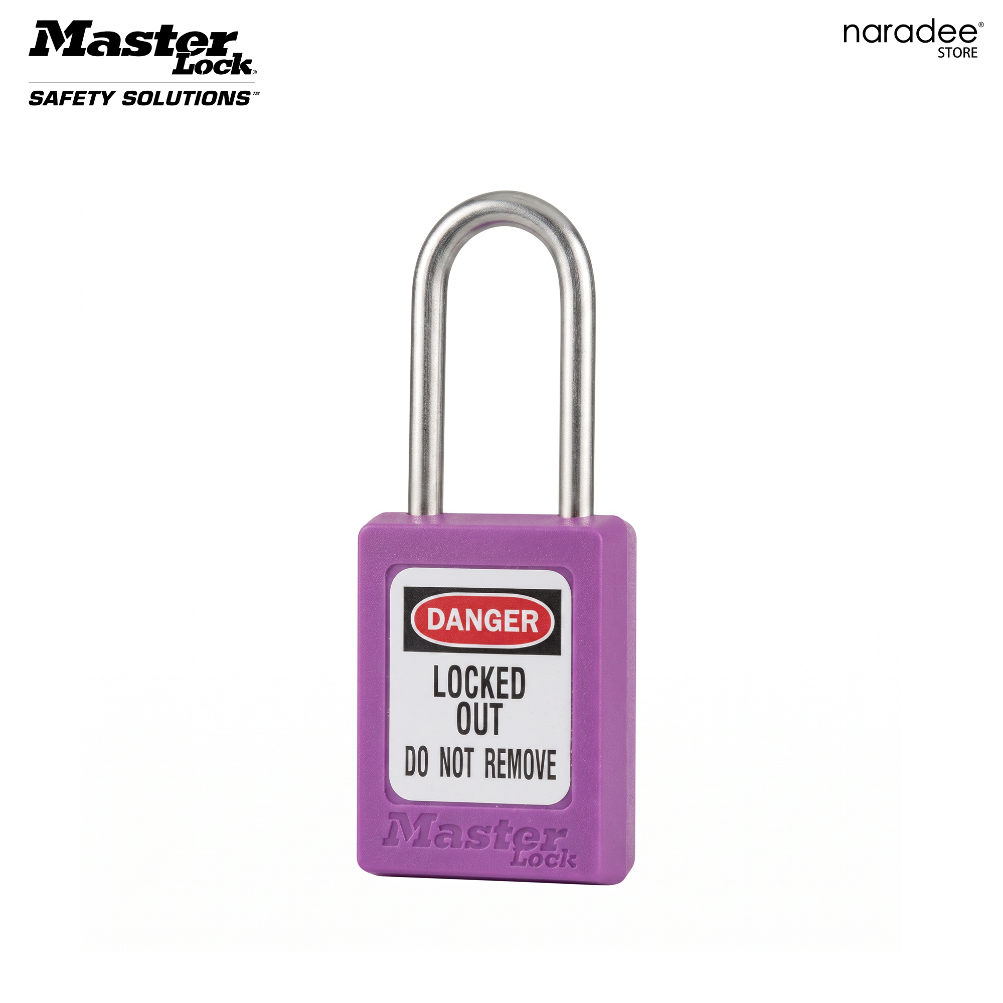 มาสเตอร์ล็อก S31KAPRP - กุญแจเซฟตี้ เทอร์โมพลาสติก ห่วงกุญแจสแตนเลส