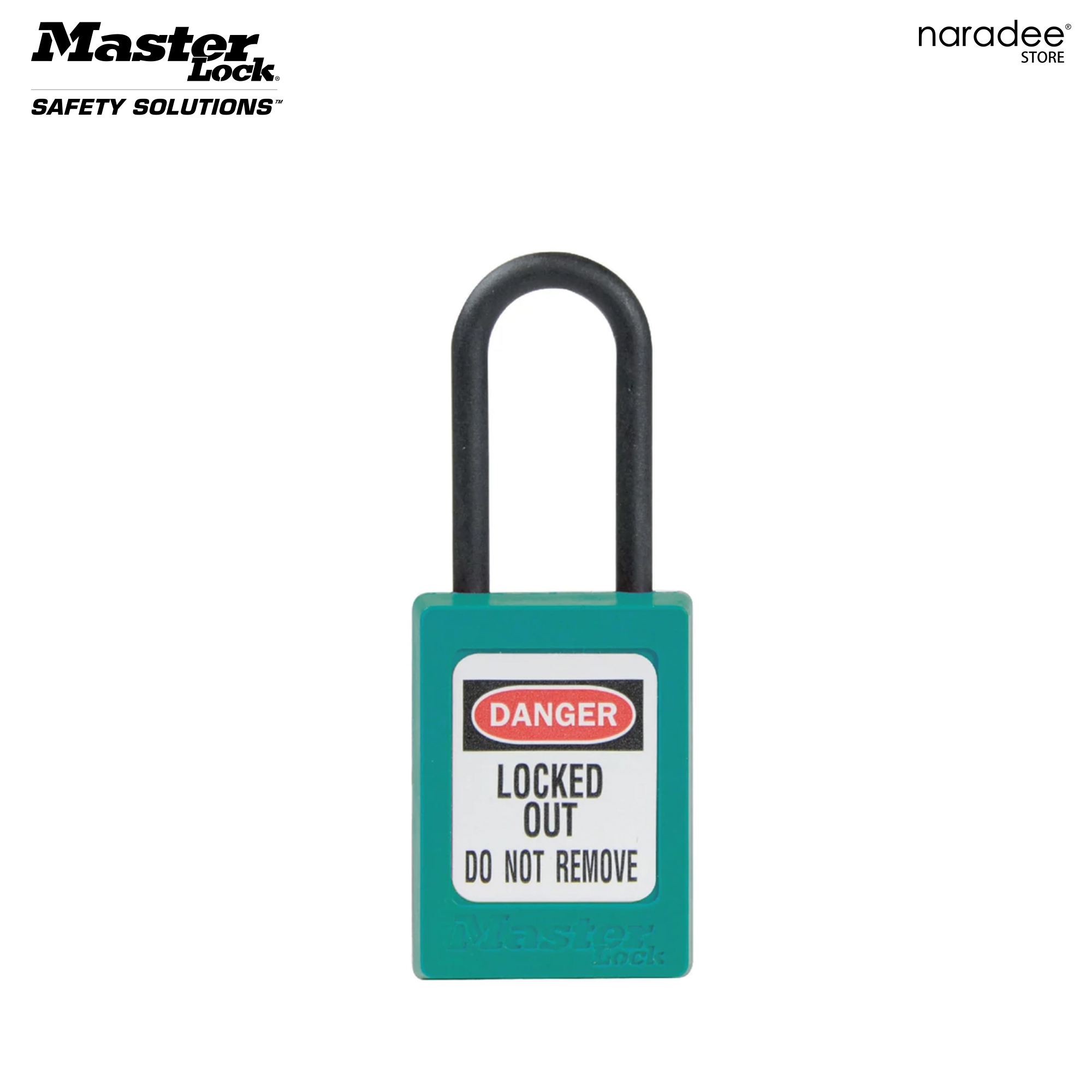 มาสเตอร์ล็อก S32MKW417TEAL - กุญแจเซฟตี้ ไม่นำไฟฟ้า ห่วงไนลอน