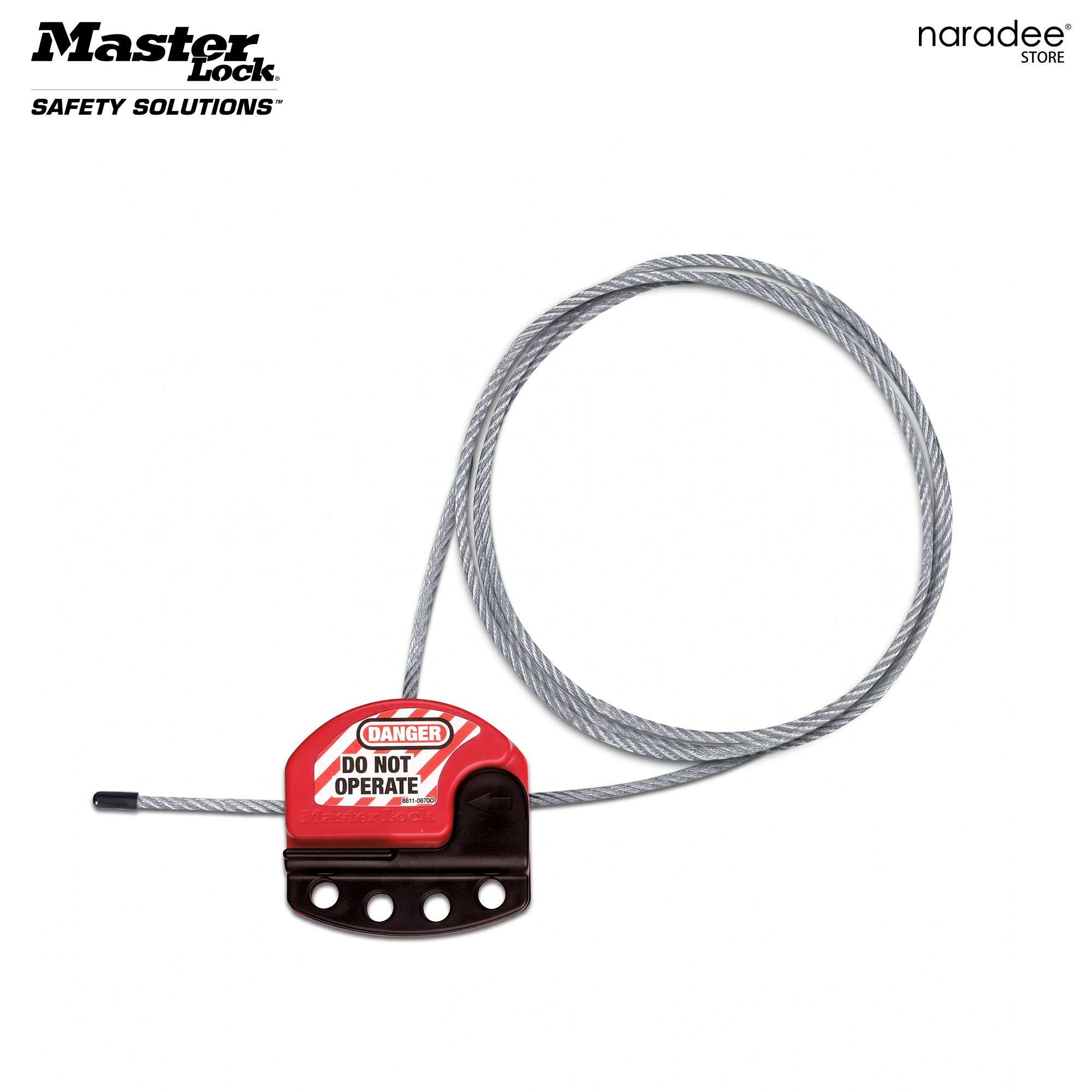 Master Lock S806 - Adjustable Cable Lockout, 6ft (1.8 m.)