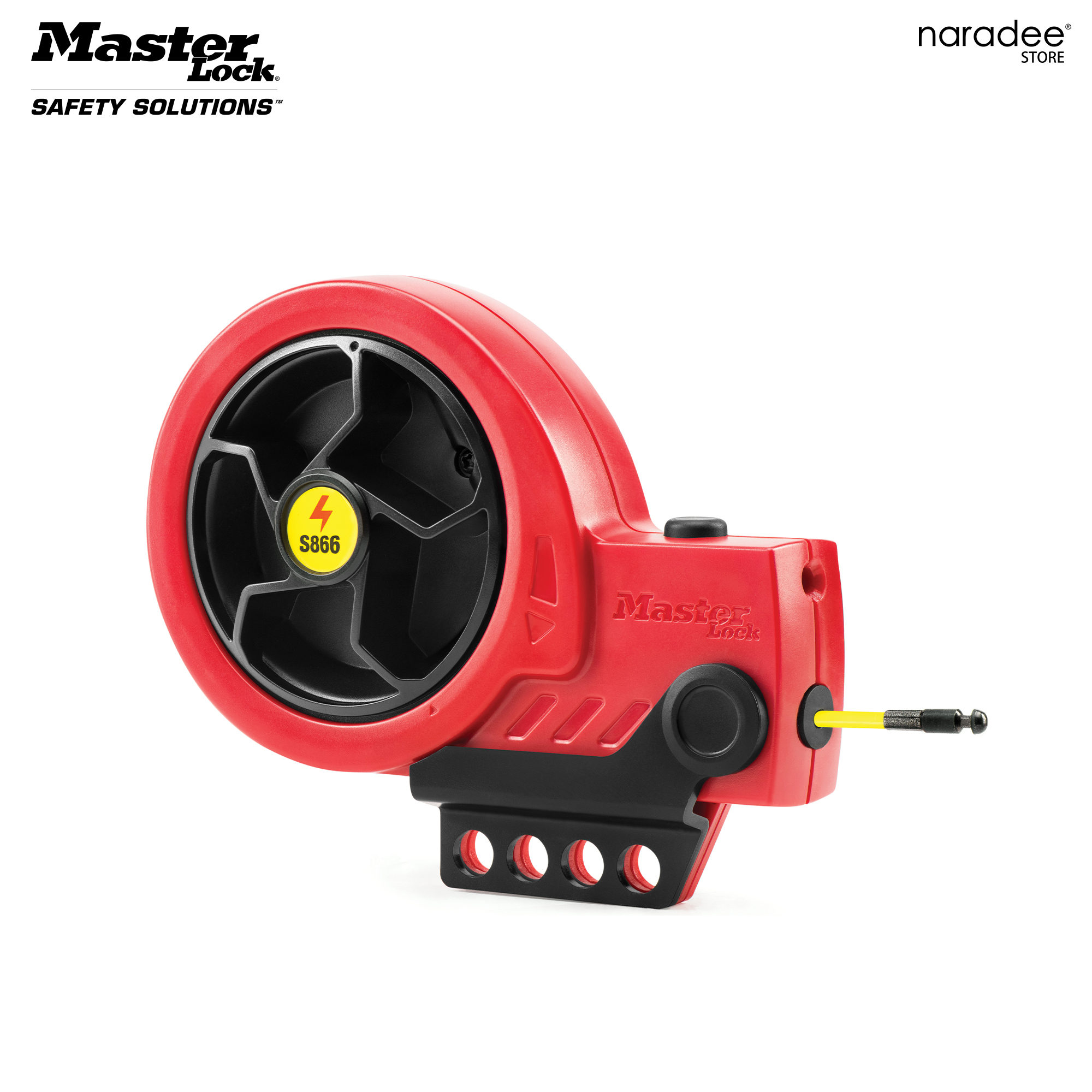 Master Lock S866 - Retractable Cable Lockout Device with Nylon Core Cable
